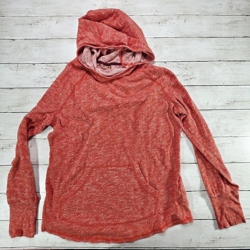 Marmot Women's Orange Hooded Long Sleeve Sweatshirt Sz L